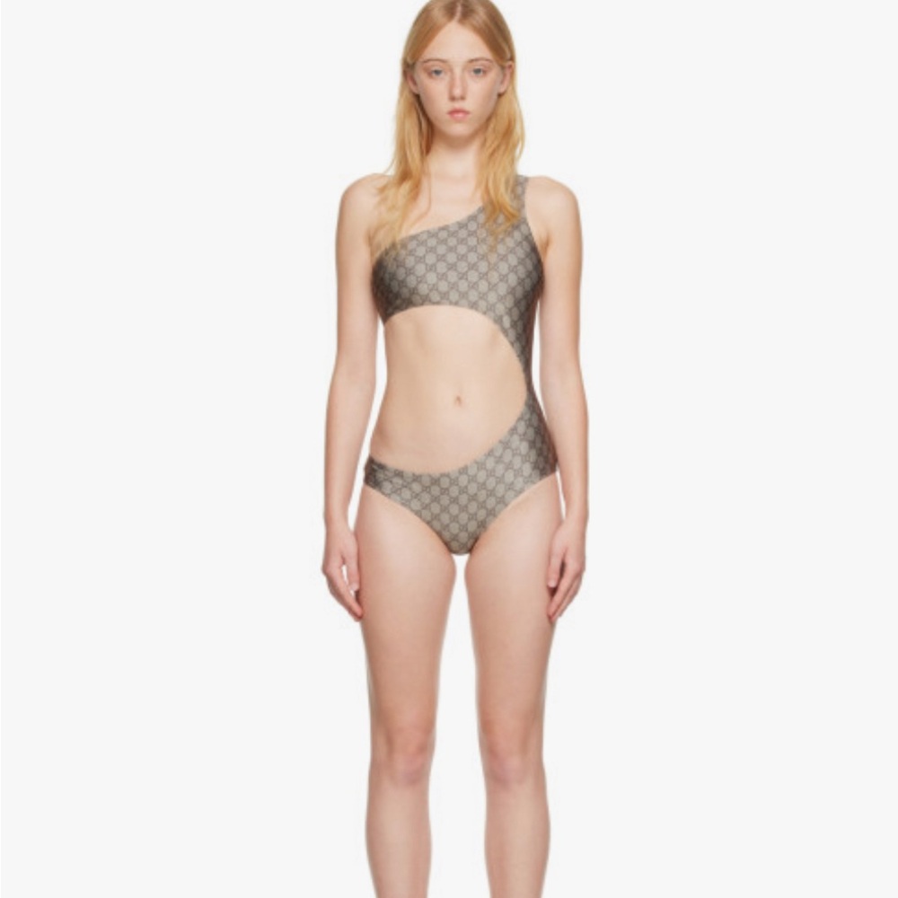 Gucci one piece bathing suit